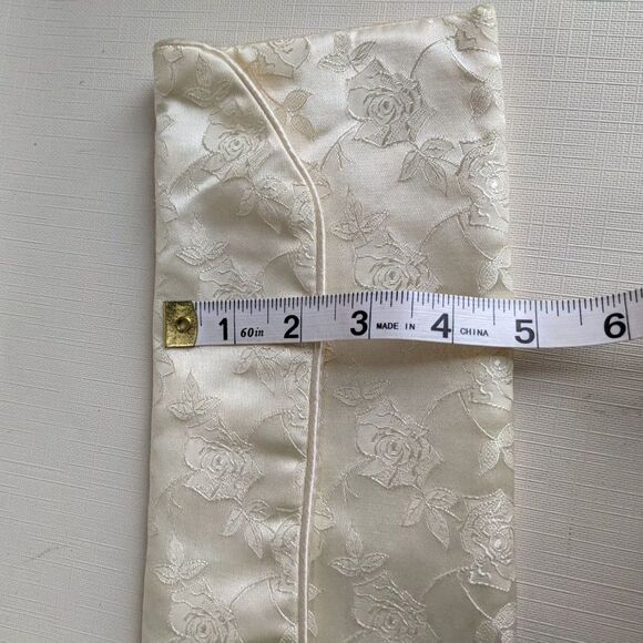 Left/Right Plastic Gloves Keeper & Case Set Cream Bag Envelope Style - Picture 7 of 9